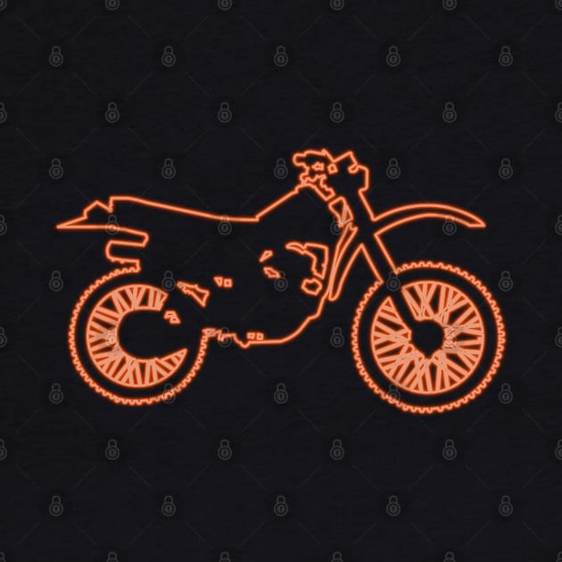 80's Gift 80s Retro Neon Sign Dirt Bike Dane by PhuNguyen